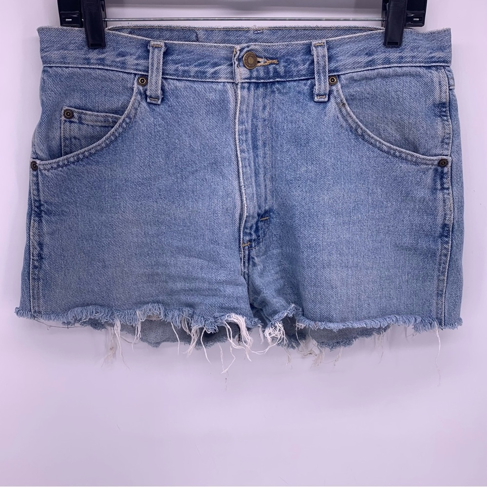 Wrangler Cut Off High Rise Jean Shorts Size 10/12